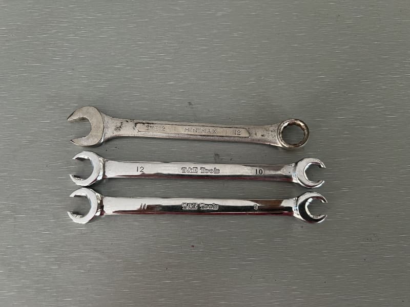 MiniMax Made in Japan 1-1/16" Ring Open End Spanner 