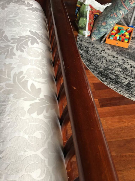 4 piece solid timber Queen bed frame, bedsides & Dresser with mirror63437624803970112