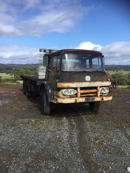 Bedford truck ( KM bogie drive tray truck )62934695106435111