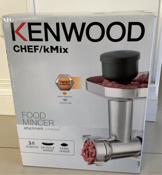 Kenwood KAX950ME Meat Grinder Attachment (For New Twist Connection Kitchen  Machines)
