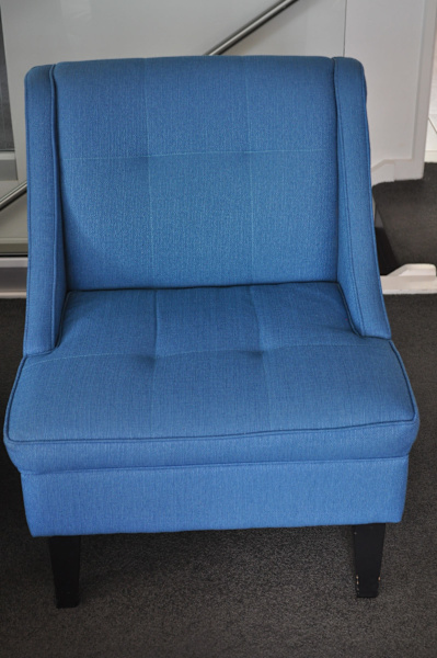 Blue Upholstered Arm Chair62863383137283111