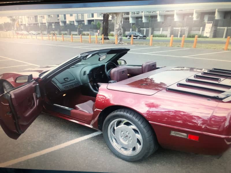 1993 Chevrolet Corvette 40th Anniversary Edition right hand drive62885349818243111
