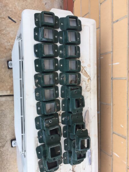 GREEN RAIL BRACKETS  $1 each630060874182411116