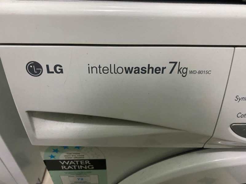 NOW $250 LG Front Loader Washing Machine Intello 7kg  $25063023535908481112
