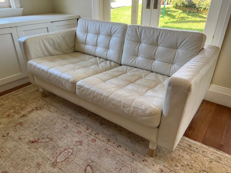 Landskrona Sofa White Baci Living Room