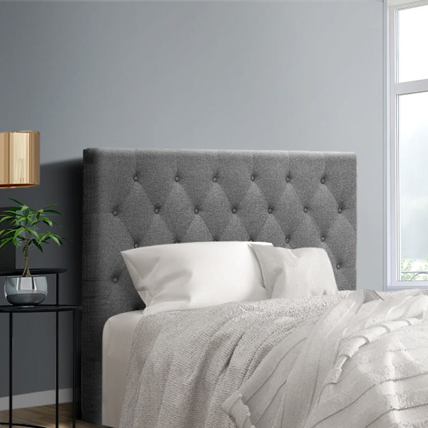 PERLA Elegant Bed Head Headboard Bedhead Elegant Button-Tufted, King S62863410372993114