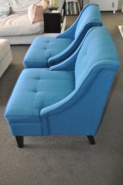 Blue Upholstered Arm Chair62863383137283113