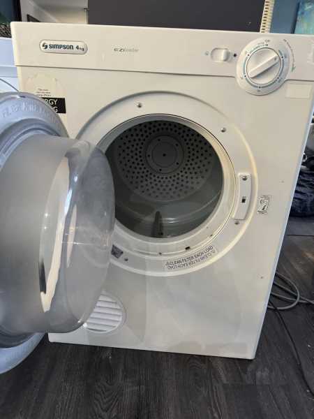 Simpson 4kg vented dryer63022180081538112