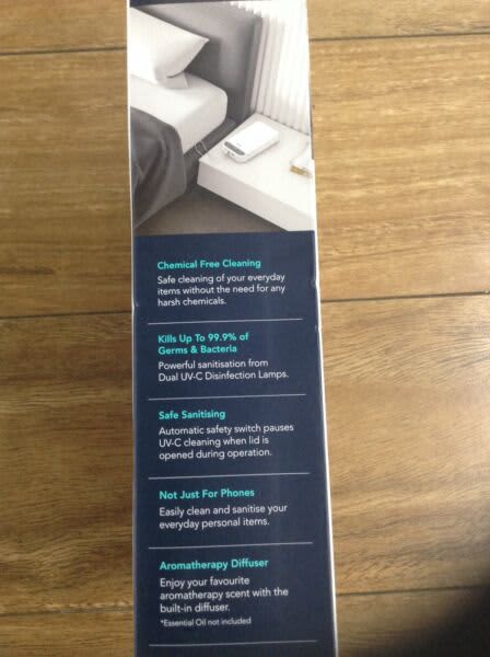 SOMATIK LABS UV15 ULTRA VIOLET PHONE SANITISER63441381888770112