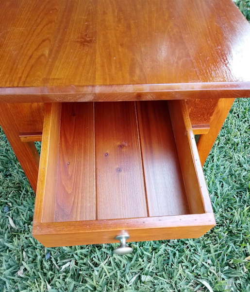 Solid Timber Coffee Table with Drawer 62863408204291112