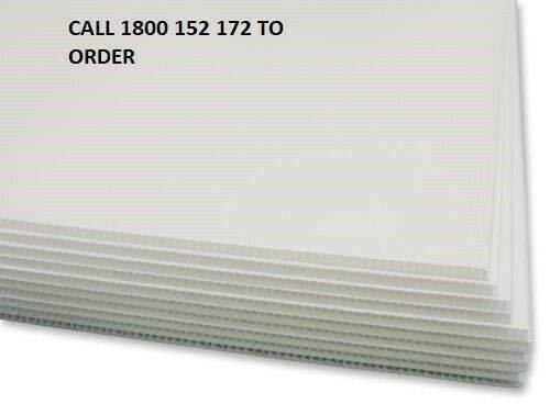 FLUTE PROTECTION BOARD PLASTIC SHEETS WHITE63008480389505118