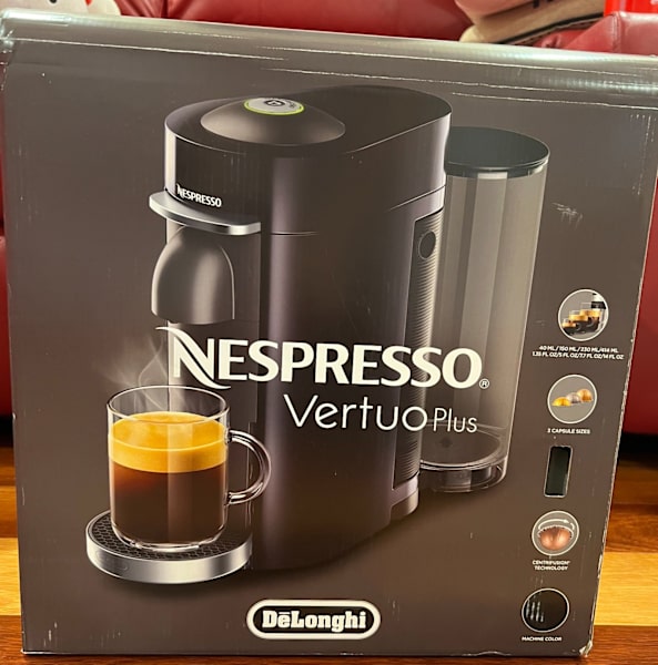 Nespresso Vertuo Plus Coffee Machine Black63019536794753113