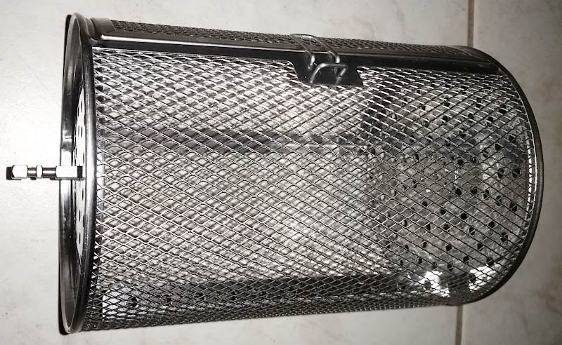 1x Stainless steel Air fryer basket,new conds,can suit many other uses63443722617857111