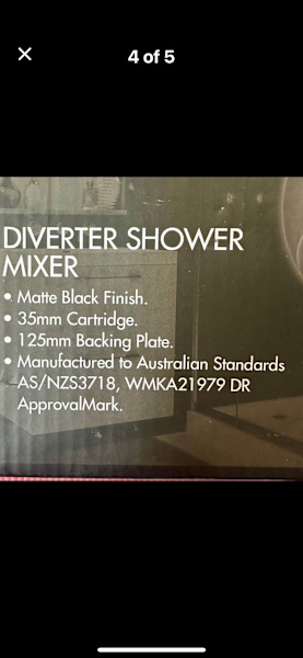 Mondella Diverter shower mixer 63440164514305114