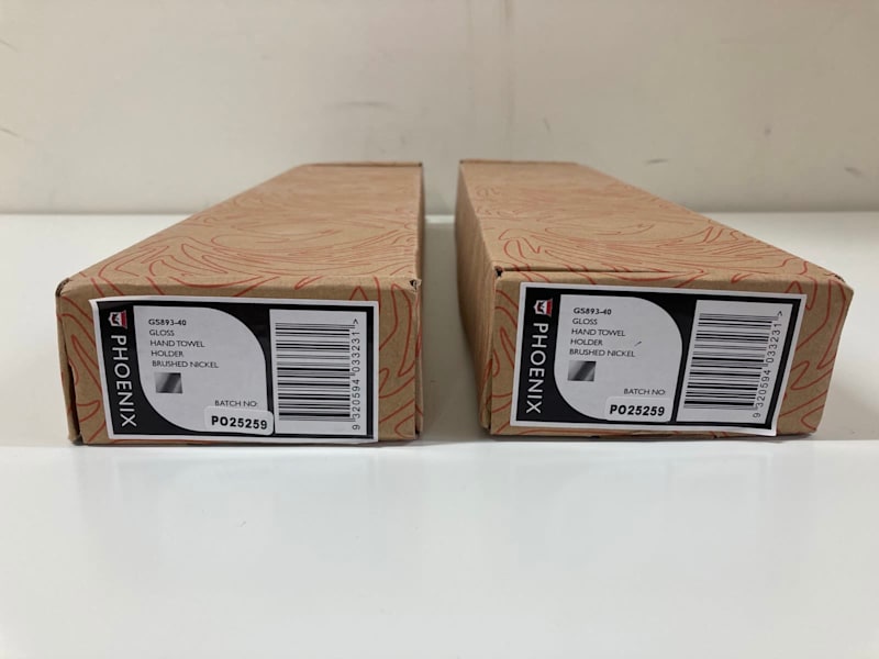 NEW Phoenix Gloss Hand Towel Holder Brushed Nickel (valued over $110)63439105492867114