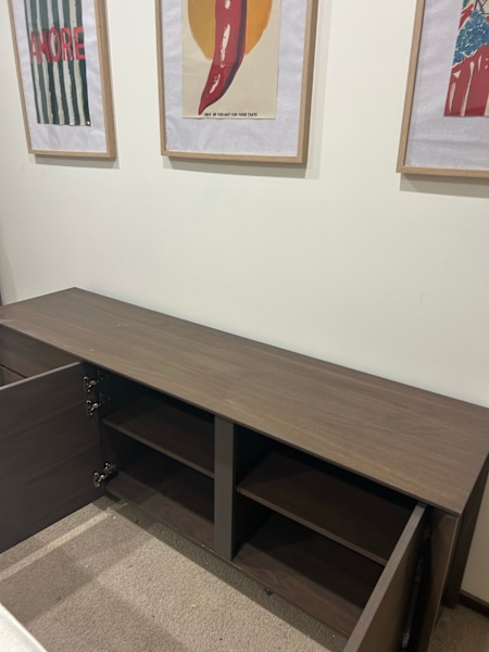 Buffet table and dining table with 5 chairs62863837921281111