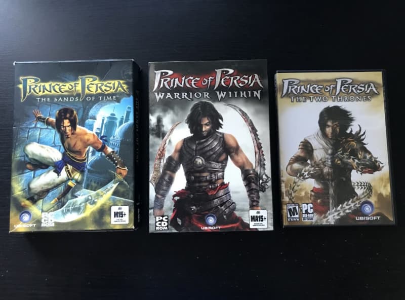 Prince of Persia (3 PC Games) Trilogy (Two Thrones,Sands of Time,Warrior  Within)