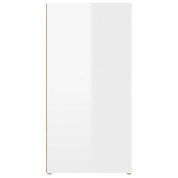 Sideboard High Gloss White 100x30x59.5 cm Engineered Wood62863374386691112