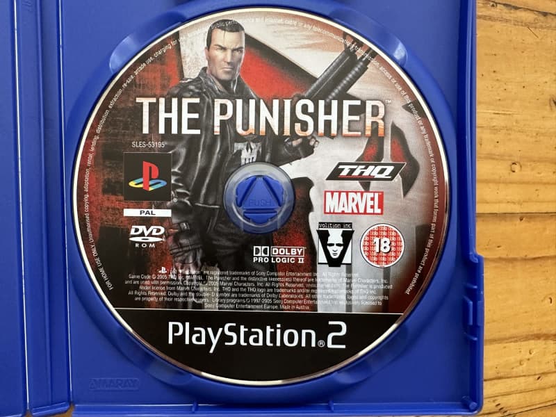 The Punisher Sony PlayStation 2 THQ Disc Only