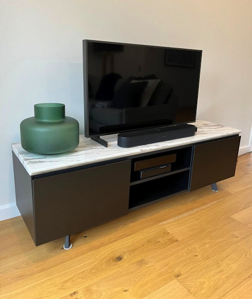 75% off RRP, real MARBLE top TV cabinet IMMACULATE628658207047691125