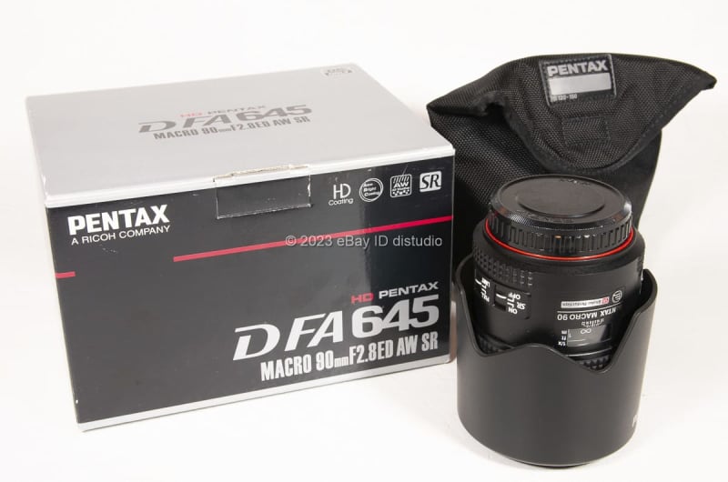 HD PENTAX-D FA 645 Macro 90mm F2.8 ED AW SR, 645D, 645Z, As New