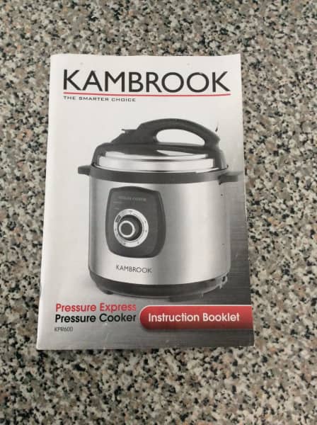 kambrook pressure cooker kpr600