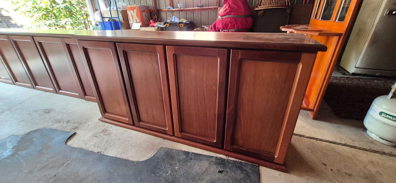 Early 70s Chiswell Buffet with Hutches, Side Buffet & Shelf Cabinet62863406122883114