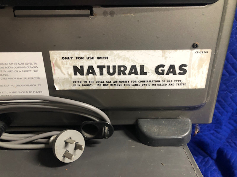 Rinnai Natural Gas Heater Convector 516 Made In Japan63470145340803114