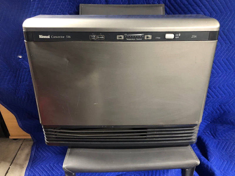 Rinnai Natural Gas Heater Convector 516 Made In Japan63470145340803110