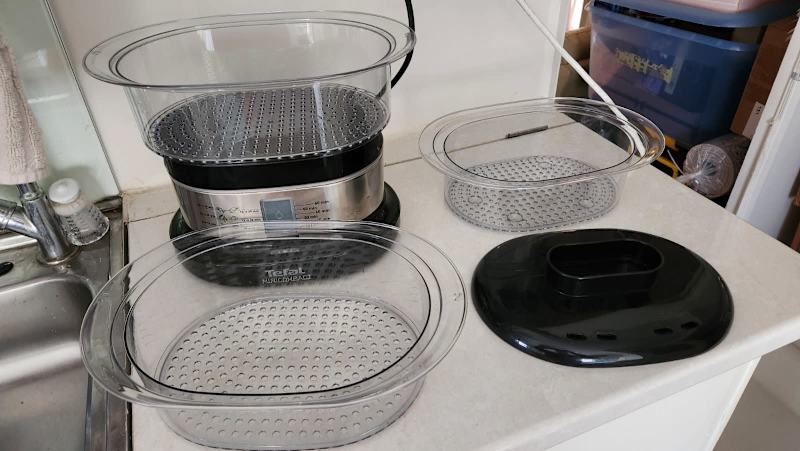 TEFAL ELECTRIC MINI COMPACT THREE TRAY STEAMER63016908964994111