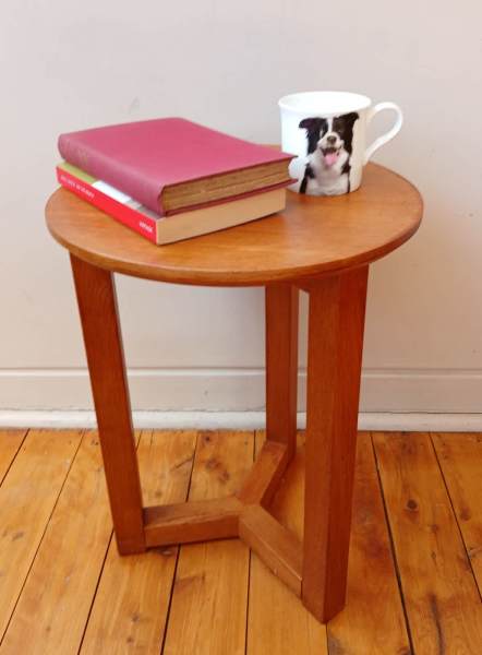 Cute Funky Solid Timber Side Table or Coffee Table 62863370531458111