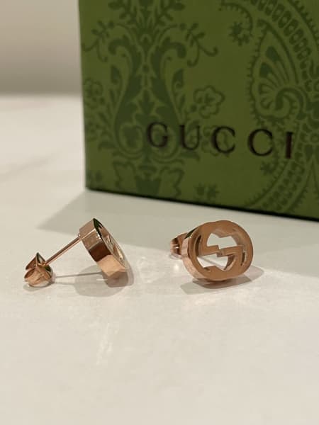 LV style ladies mini gold stud earrings, Women's Jewellery, Gumtree  Australia Salisbury Area - Valley View