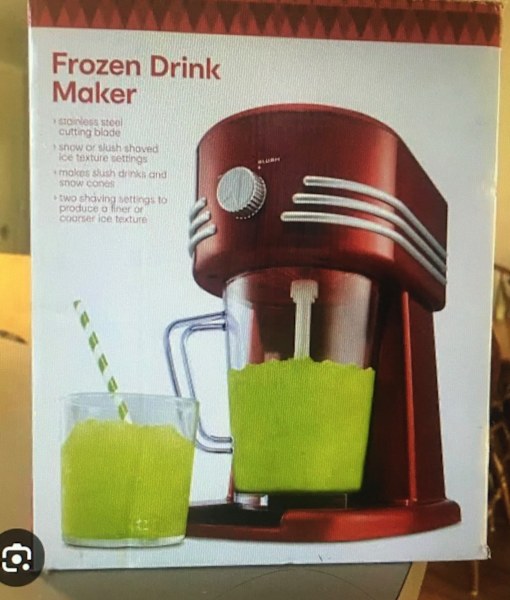 Slushy Frozen Drink Maker Ice Shaver Crusher NEWcondition Quick & easy63470141595521111