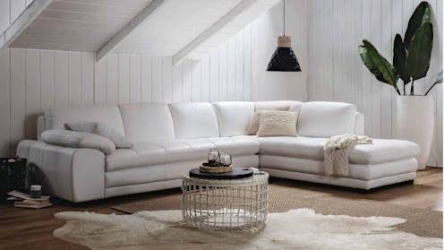 3- Seater Leather Lounge with Chase and Headrests62863381460481111