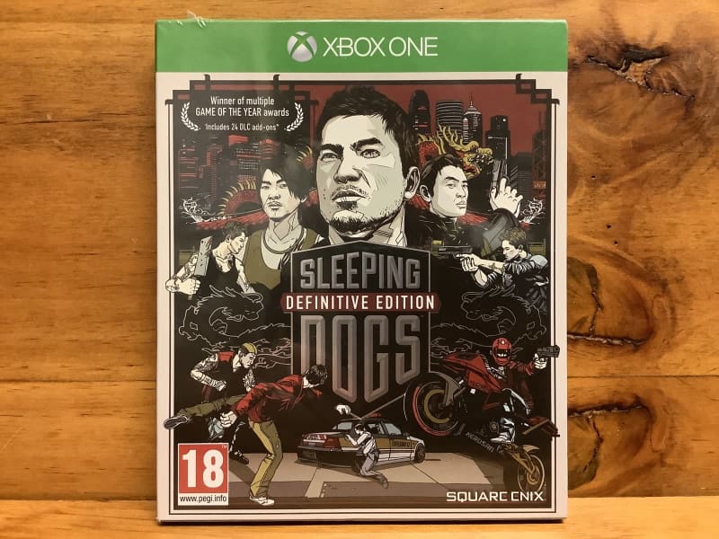 Sleeping Dogs Definitive Edition CIB Xbox One Artbook w/Slipcover COMPLETE