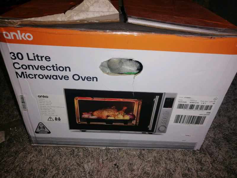 anko 30 litre convection microwave oven