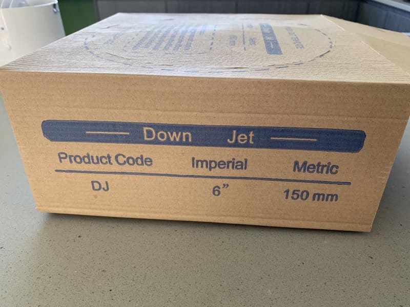 2x new- Down jet diffuser 15cm diameter63011175803266113