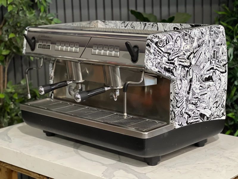 NUOVA SIMONELLI APPIA 2 GROUP ESPRESSO COFFEE MACHINE CUSTOM WRAPPED63441986493826114