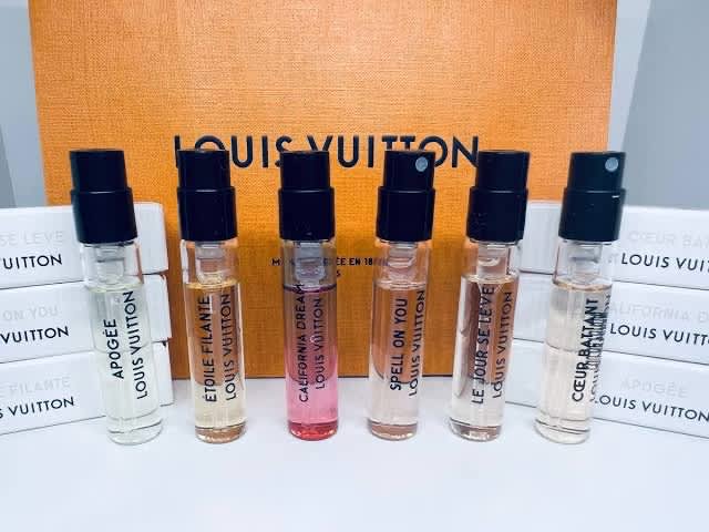 Louis Vuitton Sample Size 2ml Perfume Spell On/Heures/Rose/Attrape
