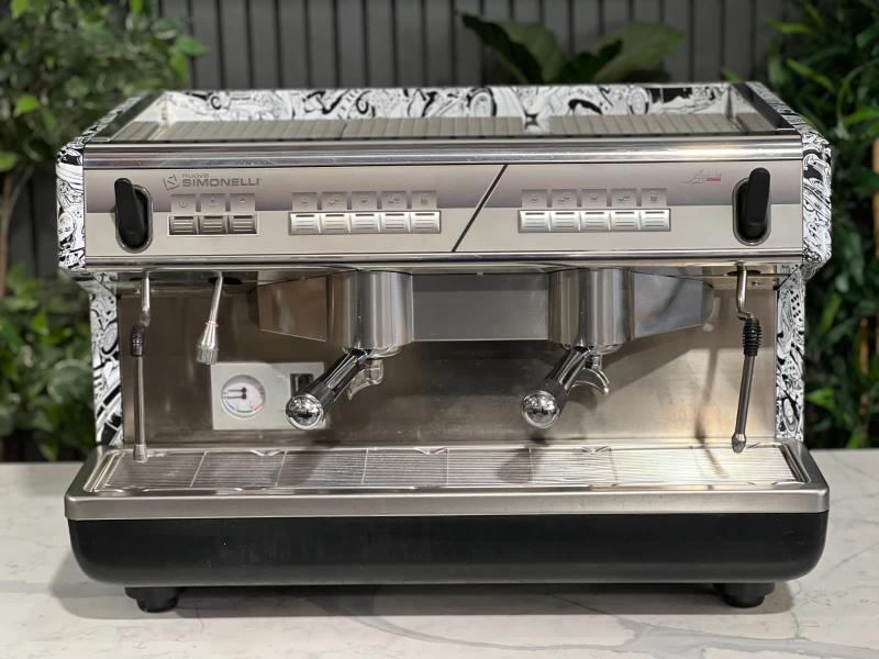 NUOVA SIMONELLI APPIA 2 GROUP ESPRESSO COFFEE MACHINE CUSTOM WRAPPED63441986493826112