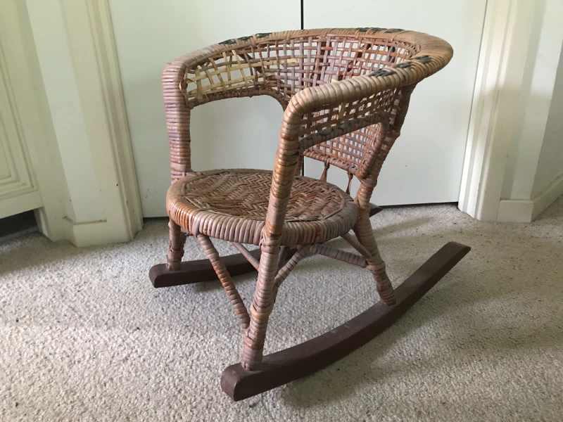 1950s childs rocking chair