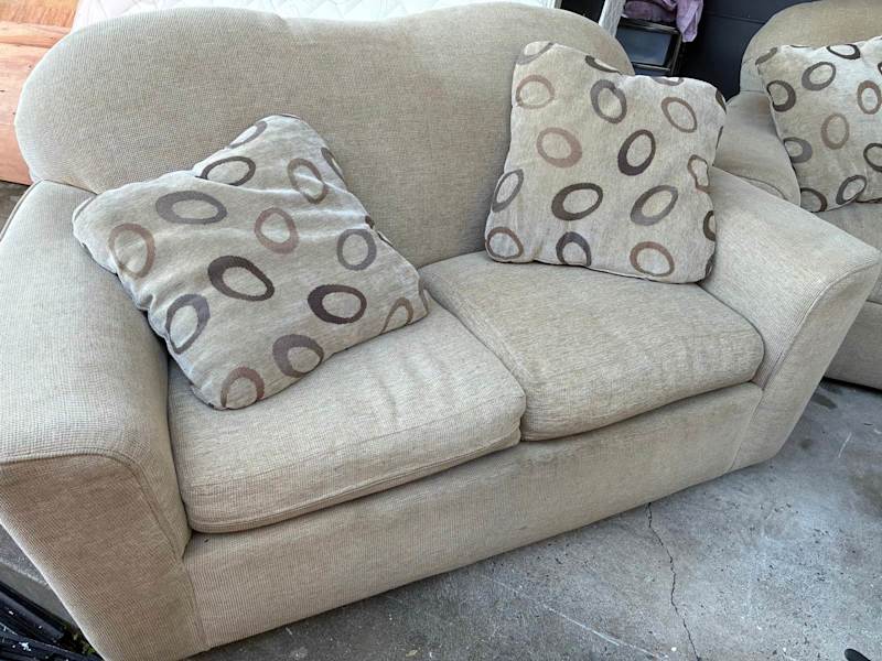 2-Seater Couches (Matching Pair) – $50 for Both62863384859905117