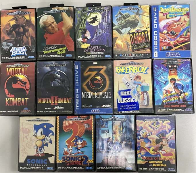 sega megadrive games for sale