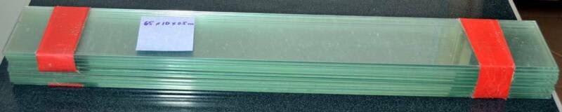 10x Glass Shelves - Unused - 65x10x0.5cm628633721518091110