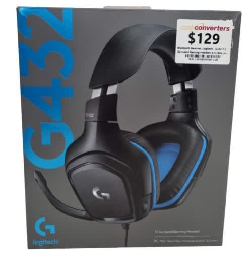 Logitech 7.1 Surround Gaming Headset G432 Black Headphones