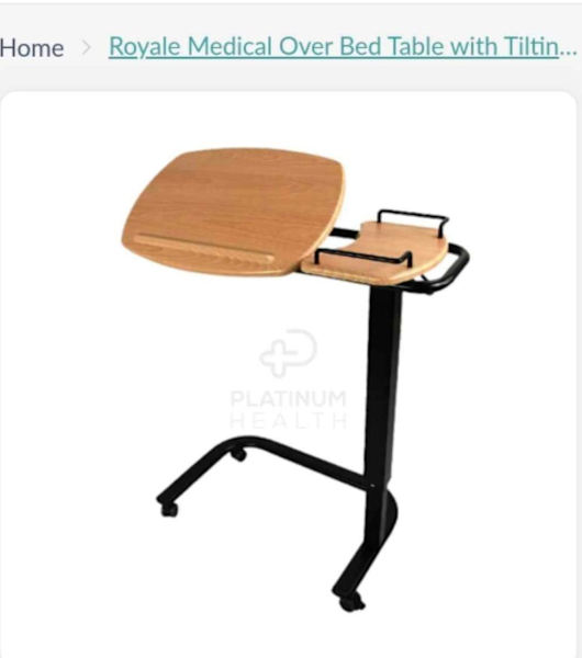 Over bed tilt tray table62864723270402113