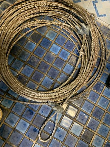40 metres 10mm stainless still wire rope which loops63440136548866110