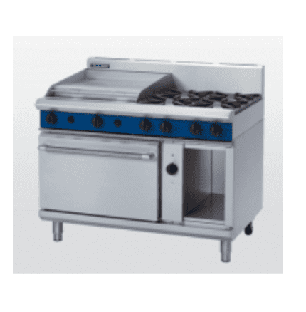 Blue Seal GE58B 1200mm Gas Electric Convection Oven - 2,4,6 Burners/630181723258891125