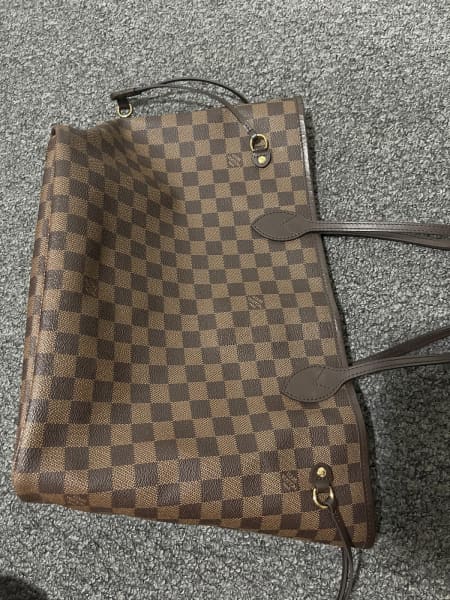 Louis Vuitton Neverfull GM Damier Ebene with Dustbag - $1599