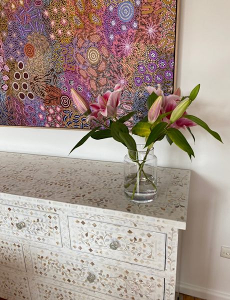Bone inlay chest of drawers sideboard buffet 62863382429185114